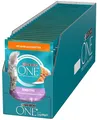 Produktbild: Nassfutter PURINA ONE Sensitive Katzenfutter mit Huhn in Sauce 26x85g