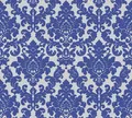 Produktbild: Vliestapete Barocktapete Ornament Damast silber blau (3,19 EUR/m²)