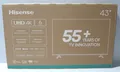 Produktbild: Hisense 43E6NT Fernseher 43 Zoll LED Smart TV UHD 4K Schwarz Triple Tuner Neu