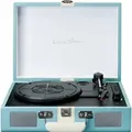 Produktbild: 2 Stück Lenco Koffer-Plattenspieler TT-110 Blue White