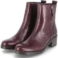 Produktbild: Gabor Damen Stiefeletten/ Ankle Boots Weinrot Glattleder Größe: 37,5 - 37,5
