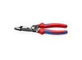 Produktbild: KNIPEX 13 72 8 WireStripper Multifunktions-Elektrikerzangen amerikanisches Modell mit Mehrkomponenten-Hüllen schwarz atramentiert 200 mm)