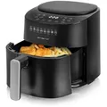 Produktbild: Emerio Airfryer XL 4,5 L – 1300 W – Digital – 8 Programme – Schwarz – AF-129369 - Schwarz