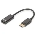 Produktbild: DIGITUS AK-340400-001-S DP St./ HDMI Bu. Adapterkabel schwarz 15cm