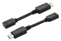 Produktbild: DIGITUS DisplayPort Grafik Adapter, DP zu HDMI Typ A, Full HD 60Hz, 1920 x 1080 Pixel, Schwarz