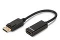 Produktbild: Digitus AK-340400-001-S DisplayPort adapter cable DP  - HDMI type A M/F, 0.1 ~E~