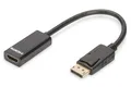 Produktbild: DisplayPort Adapterkabel DP-Stecker auf HDMI A-Buchse / Assmann AK-340400-001-S