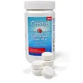 Produktbild: Cristal Chlor Langzeit-Minitabs 20g - 1kg Dose - Langzeitdesinfektion für Pools - Stabilisiertes Chlor - Effektive Wasserpflege - Poolgröße ab ca. 2 m³