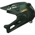 Produktbild: ABUS MTB-Helm YouDrop FF - Fullface-Helm für Kinder und Jugendliche - für den Einstieg in den Mountainbikesport - mit abnehmbarem Kinnschutz - Gr... - dunkelgrün