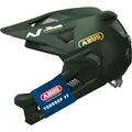 Produktbild: ABUS MTB-Helm YouDrop FF - Fullface-Helm für Kinder und Jugendliche - für den Einstieg in den Mountainbikesport - mit abnehmbarem Kinnschutz - Grün, Größe S