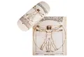 Produktbild: von Lilienfeld Brillenetui Leonardo da Vinci: Der vitruvianische Mensch Kunst Motiv, stabiles mit Mikrofaser bezogenes Hardcase