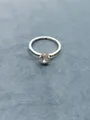 Produktbild: Pandora Klare Funkelnde Krone Solitärring Sterling-Silber 198289CZ-60