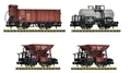 Produktbild: Fleischmann 6660120, 4tlg. Set Güterwagen, DRG, Neu & OVP. N