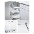Produktbild: Hettich Eckschrank-Drehbeschlag Revo 90° für 800x800 + 900x900 mm (ohne Böden)