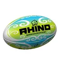 Produktbild: Rhino ND Sports K-REY-RRB130 Rugby-Ball Barracuda Beach Pro Blau/Weiß Midi (Größe 2), Grün, Grün
