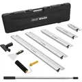 Produktbild: VEVOR Trockenbau-Spachtelklingen-Set, 254/406/610/813/1016 mm Spachtelklingen + 862-2072 mm Verlängerungsgriffstange, Edelstahlmesser,für Gipskar...