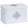 Produktbild: Zeller Medizin-Box, weiß 18119 , Material: Metall, 32 x 19,5 x 20 cm