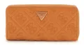 Produktbild: GUESS Adelasia SLG Zip Around Wallet L Geldbörse Caramel hellbraun Neu