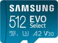 Produktbild: Samsung EVO Select (2024) microSD-Karte + SD-Adapter, 512 GB, Speicherkarte