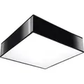 Produktbild: Deckenleuchte HORUS 35 schwarz 2xE27 15W PVC 11x35x35cm Sollux Lighting