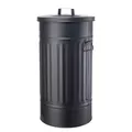 Produktbild: BUTLERS Retro Mülltonne Oskar 40l Mülleimer mit Deckel und Tragegriffen | Küche Abfalleimer ideal als Mülleimer für gelben Sack, Pfandbehälter, Futtertonne, Wäschetonne und Papierkorb