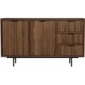 Produktbild: Beautysofa Kommode, Walnuss, Holzwerkstoff, 3 Schubladen, 150x90x40 cm, Wohnzimmer, Kommoden & Sideboards, Kommoden