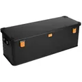 Produktbild: ALUBOX Aufbewahrungsbox mit Deckel Transportbox Premium E-Serie Black Edition (159 Liter), umlaufende Gummidichtung - integrierte Zylinderschlösser schwarz 159 l | 42.5 cm x 41 cm x 118 cm