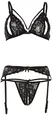 Produktbild: Cottelli Collection Lingerie Spitzenstrapsset L 1er Pack(1 x 1 Stück)
