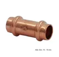 Produktbild: Viega Wasserrohr Viega Profipress Muffe Kupfer, Serie 2415, 15 mm