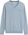 Produktbild: GANT Herren Classic Cotton V-Neck Pullover, Fresh Blue, X-Large