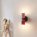 Produktbild: lux.pro Wandleuchte innen Trorlos Wandlampe Up Down Schlafzimmer Metall 2-flammig Flurlampe 22 x 12 x 12 cm Rosa/Rot