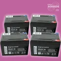 Produktbild: Akku Satz Batterien 48V 15Ah für Scooterman Maxi 500-2 - 4 x 12V 15Ah Blei AGM