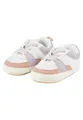 Produktbild: Sterntaler Baby Schuhe Farbmix – Babyschuhe aus Kunstleder und Gewebe mit elastischen Schnürsenkeln und rutschfester Sternensohle – Weiß, Größe 22