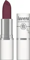 Produktbild: lavera Velvet Matt Lipstick - Royal Cassis 06 - Lippenstift - glutenfrei - ohne Silikone - ohne Mineralöl - ohne Mikroplastik - Cremig, matte Textur - Bio-Blütenbutter - Bio-Sonnenblumenöl - 4,5g