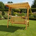Produktbild: Hollywoodschaukel Gartenschaukel Hängeschaukel Schaukelbank Holz Schaukel