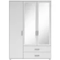 Produktbild: Pol Power Kleiderschrank Ivar 125 x 190 cm Dekor Weiß