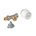 Produktbild: Danfoss DANFOSS 003L1080 RTL Set (FJVR 15 Geradeventil + FJVR 10-50°C Weiße Kopf) (003L1080)