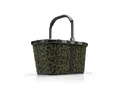 Produktbild: Reisenthel Einkaufskorb Carrybag teddy leo olive, Dunkelgrün, Textil, 22 L, 49x29x28 cm, Freizeit, Koffer & Taschen, Einkaufskörbe