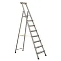 Produktbild: Zarges Stehleiter eloxiert XLstep S 8 Stufen Standleiter Aluleiter Stufenleiter