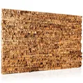 Produktbild: Wandgestaltung aus Kork | Korkplatte aus Naturkork | 90x60 cm | Einzigartiges 3D Relief | Für Wohnbereich oder Terrarien-Gestaltung