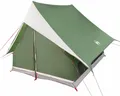 Produktbild: vidaXL Familienzelt mit Dach Grün und Weiß 315 x 286 x 200 cm