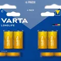 Produktbild: Varta Batterie Alkaline, Baby, C, LR14, 1.5V Longlife, Retail Blister (4-Pack)