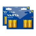 Produktbild: 2x 4er Blister Varta Longlife 4114 Baby C LR14 Alkaline Batterie 1,5V
