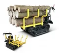 Produktbild: BAMATO Mini Raupendumper MTR-300H Dumper Motorschubkarre Holzrunge Minidumper