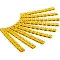 Produktbild: Goobay - Kabelmarker-clips 'buchstaben A-c', Für Kabeldurchmesser Von 3,8 - 5,9 Mm, Kennzeichnungsringe 3x 30 Stück Zum Markieren Von Kabeln Mit Einem Aderquerschnitt Von 4 Mm2. Durchmesser 4 Mm
