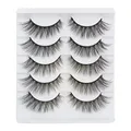 Produktbild: Künstliche Wimpern Katzenauge 3D Falsche Wimpern Natürlich Look 5 Paar Streifenwimpern Dünne Band Weich Cat Eye Lashes Fluffy Fake Eyelashes Wiederverwendbar Faux Mink Nerzwimpern Von Glowing Win