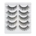 Produktbild: Künstliche Wimpern Katzenauge 3D Falsche Wimpern Natürlich Look 5 Paar Streif...