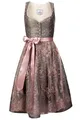 Produktbild: Edelnice Trachtenmode Exklusives Designer Midi Dirndl Claire mit Knopfleiste inkl. Dirndlschürze Gr. 40