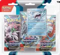 Produktbild: Pokémon-Sammelkartenspiel: 3er-Pack (Kolowal) Karmesin & Purpur – Paradoxrift (3 Boosterpacks & 1 holografische Promokarte)