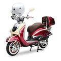 Produktbild: Motorroller 125 ccm Burnout EasyCruiser Artemis Rot Beige Metallic